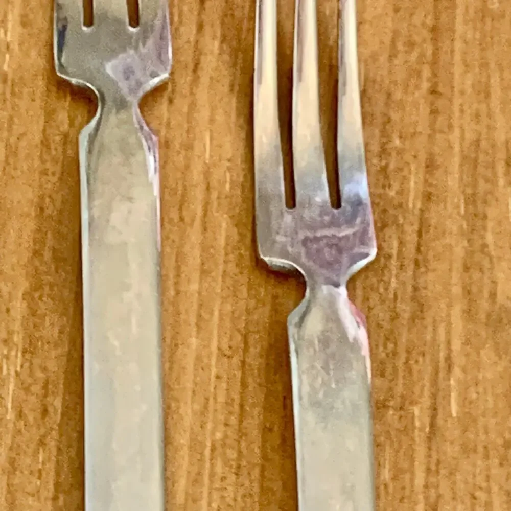 Knobler Cocktail Forks Vintage MCM 6